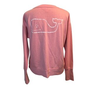 Vineyard vines crew neck pink sweatshirt size M